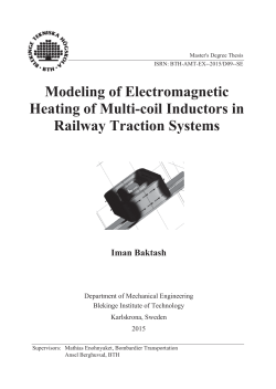 Modeling of Electromagnetic Heating of Multi-coil Inductors in