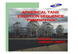 SPHERICAL TANK ERECTION SEQUENCE - SHI-ASIA