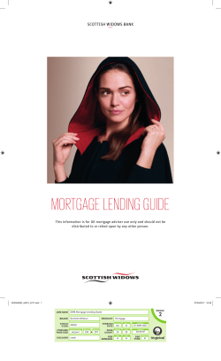 SWB Mortgage Lending Guide