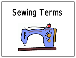 Sewing Terms