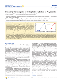 Dissecting the Energetics of Hydrophobic