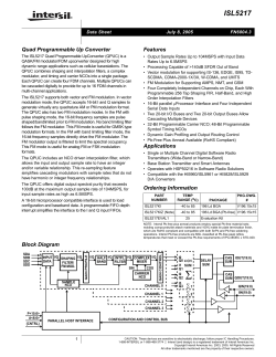ISL5217 Datasheet