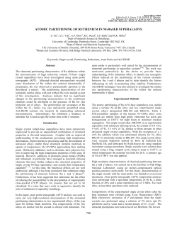 Atomic Partitioning of Ruthenium in Ni-Based Superalloys