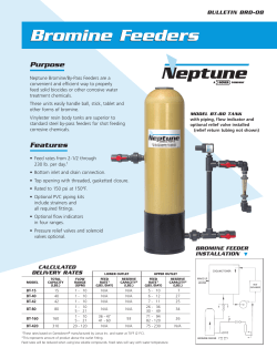 Bromine Feeder Brochure