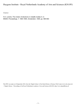 The motion of electrons in metallic bodies. II