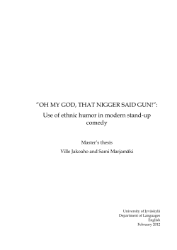 OH MY GOD, THAT NIGGER SAID GUN!&rdquo;: Use