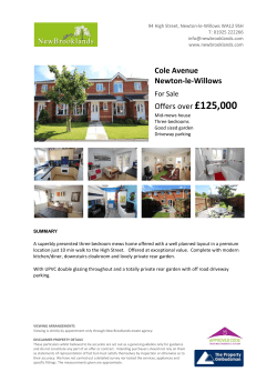 Cole Avenue Newton-le-Willows Offers over