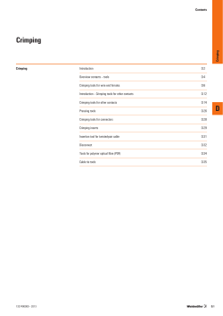 Crimping - Weidmueller