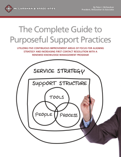 The Complete Guide to Purposeful Support Practices