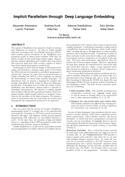 Implicit Parallelism through Deep Language Embedding