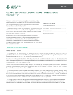 Brochure: Securities Lending