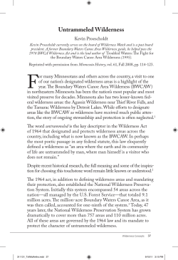 Untrammeled Wilderness