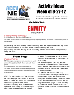EnmIty - Adair County Community Voice