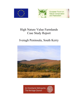 High Nature Value Farmlands Case Study Report Iveragh Peninsula