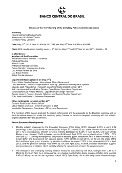 Minutes of the 183rd Meeting of the Monetary Policy Committee