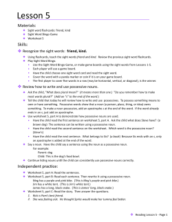 Lesson 5 w - Homeschool Complete