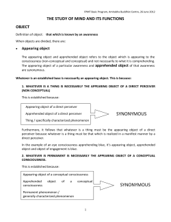 SYNONYMOUS SYNONYMOUS - Amitabha Buddhist Centre
