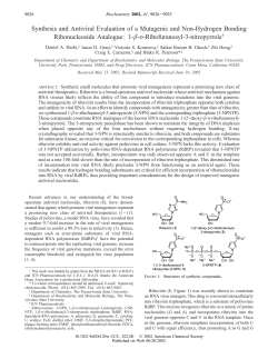 Synthesis and antiviral evaluation of a mutagenic
