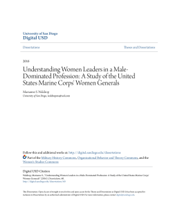 Understanding Women Leaders in a Male-Dominated