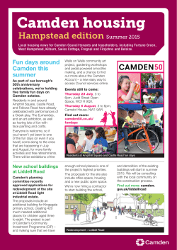 Camden housing - Camden Council