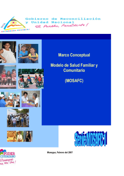 Marco Conceptual Modelo de Salud Familiar y Comunitario