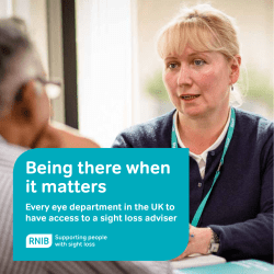 Being there when it matters