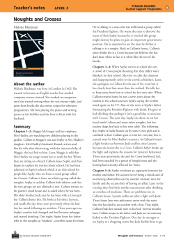 Teacher`s Notes - Penguin Readers Level 3: Noughts and Crosses