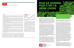 plus &ccedil;a change, plus c`est la m&ecirc;me chose