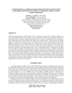 a noise-removal approach for lidar intensity images using