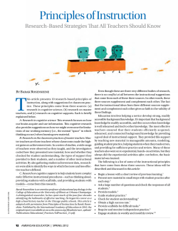 Lead the Way: The Case for Fully Guided Instruction, American