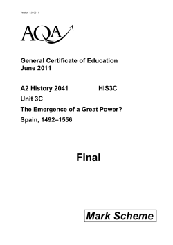 The Emergence of a Great Power? Spain, 1492