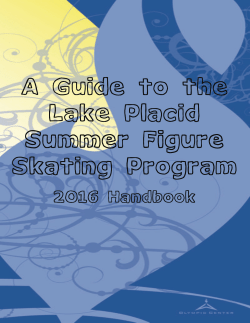 Handbook - 2016 - Lake Placid Skating