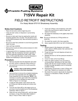 715VV Repair Kit - Franklin Fueling Systems