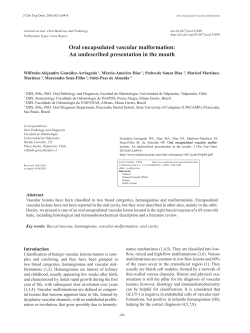 Oral encapsulated vascular malformation: An undescribed