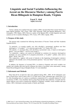complete paper - Cascadilla Proceedings Project