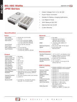 ACDC 80 160 Watts JPM Series