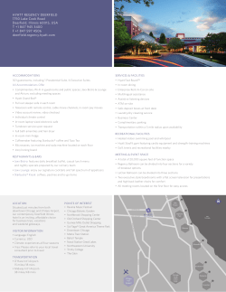 Fact Sheet - Hyatt Regency Deerfield