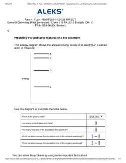Predicting the qualitative features of a line
