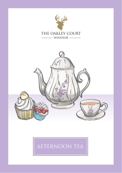 afternoon tea - The Oakley Court