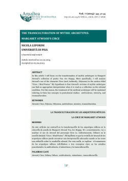the transculturation of mythic archetypes: margaret atwood`s circe