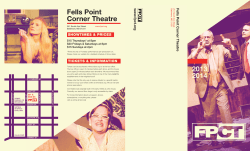 Fells Point Corner Theatre 2013 2014
