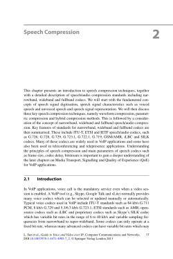 Speech Compression