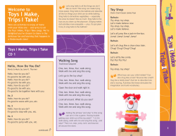 Welcome to Toys I Make, Trips I Take!