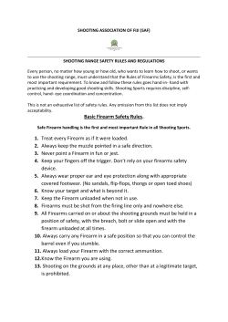 SAF Safety and Range Rules 2016