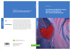 The Influence of Weather, Season, Climate, and Disasters on Non