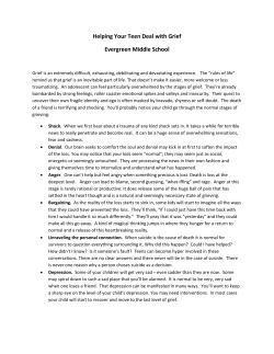 Helping Your Teen Deal with Grief Evergreen Middle School