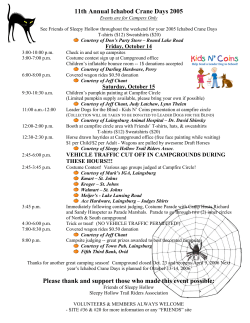 11th Annual Ichabod Crane Days 2005 Please thank and support