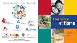 Food Safety at Home