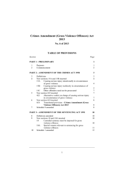 Crimes Amendment (Gross Violence Offences) Act 2013