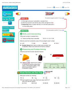 Scott Foresman | Addison Wesley Mathematics